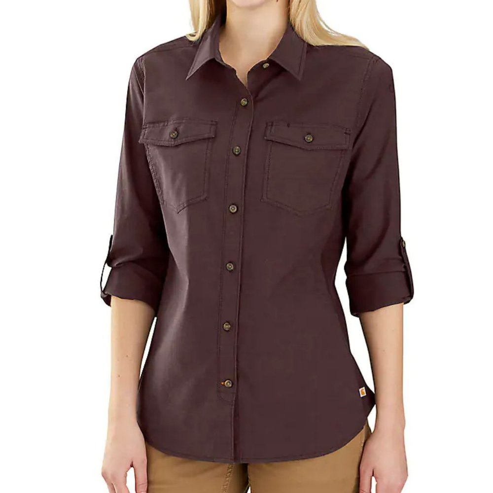 Carhartt Flex Relaxed Fit Three-Quarter Sleeve Shirt ~ Size Medium